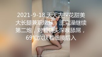 2021-9-18 天天去探花甜美大长腿兼职嫩妹，洗完澡继续第二炮，对着镜头深喉舔屌，69扣穴扶着细腰后入